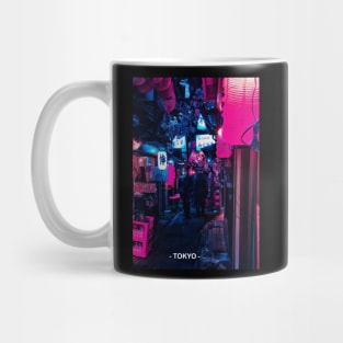 Tokyo Street Neon Synthwave Mug